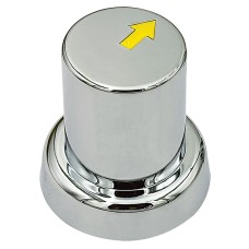 Chrome Nut Cover - 32mm Flat Top